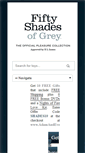 Mobile Screenshot of officialfiftyshadesofgreysextoys.com